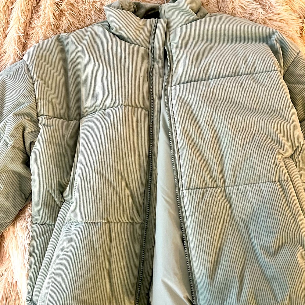 ALO MENS SAGE Corduroy puffer jacket